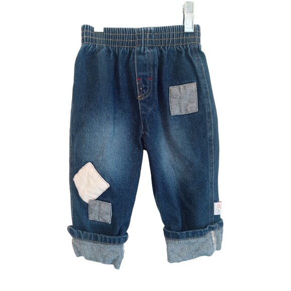 Other - Disney baby‎ vintage patchwork ankle fold jeans